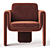 Henna_2017 Armchair: Stylish & Comfortable 3D model small image 2