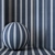 3-Color Oxford Stripe Charcoal 4K Wallpaper 3D model small image 2