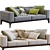 Elegant Porada Sofa: Modern Comfort 3D model small image 1