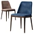 Grace Poliform Chair: Elegant Design, Solid Wood Base 3D model small image 1