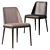 Grace Poliform Chair: Elegant Design, Solid Wood Base 3D model small image 8