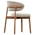 Calligaris Oleandro Wood Chair: Elegant and Functional 3D model small image 2