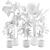 Tropical Indoor Plants Pack 3D model small image 3