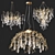 Elegant Handmade Bronze Pendant Lamps - Serip Aqua 3D model small image 1