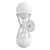 Elegant Petra Wall Sconce 3D model small image 2