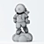 Cosmic Explorer: Astronaut Boy 3D model small image 2