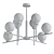 Modern Nordic Creative Pendant Light 3D model small image 2