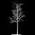 Snow-covered Aspen Tree Sculpture 3D model small image 2