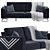 VIP Versace Sofa: Luxury and Elegance 3D model small image 2