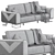 VIP Versace Sofa: Luxury and Elegance 3D model small image 3