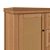 Gabin Chest: Compact 4-Drawer Wardrobe 3D model small image 2