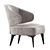 Comfortably Stylish Aston Armchair 3D model small image 2