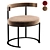 Sleek Modern Chair Giopangani 3D model small image 1