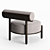 Elevate Your Space: Torii Slipper Chair 3D model small image 4