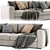Ditre Italia Urban 3-Seater Sofa: Modern Elegance for Your Space 3D model small image 3