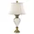 Elegant Antique Gold Mercury Glass Table Lamp 3D model small image 1