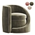 Spiral Lounge Chairs: Stylish and Comfortable 3D model small image 1