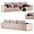 Modern Chic Charlie Sofa: An Elegant Addition to Any Space 3D model small image 1
