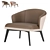 Nelly Armchair: Stylish and Comfortable 3D model small image 1