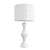 Sleek Brass Modern Table Lamp 3D model small image 2