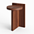 Versatile Taco Stool: Oak & Walnut 3D model small image 3