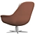 Sleek Sveva Armchair: Contemporary Comfort 3D model small image 3