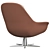 Sleek Sveva Armchair: Contemporary Comfort 3D model small image 4