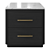 Zara Elegant Bedside Table 3D model small image 2