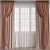 Elegant Vray/Corona Curtain 3D model small image 1