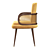 Elegant Blakey Dining Chair 3D model small image 4