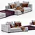 Minotti Blazer Sofa 3D model small image 3