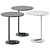 Sculptural Curling Side Table 3D model small image 1