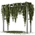 Vibrant Outdoor Hanging Plants 3D model small image 1