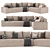 Laskasas Corner Sofa: Modern Elegance for Your Space 3D model small image 1