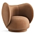 Modern Comfort: Rico Swivel Lounge Chair 3D model small image 3