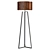 Wooddi Rotor Floor Lamp 3D model small image 1