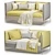 Chadlee Daybed: Sleek, Stylish, & Functional 3D model small image 1