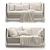 Chadlee Daybed: Sleek, Stylish, & Functional 3D model small image 4
