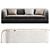 Elegant Portofino Sofa 3D model small image 2