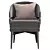 Billy Contemporary Armchair 3D model small image 1