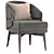 Billy Contemporary Armchair 3D model small image 2