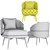 Elegant Billy Armchair: Modern Design and Comfort 3D model small image 5