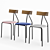 Sleek Oak Gofi Chair 3D model small image 1