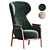 Elevate Your Comfort with VUELTA High-back Armchair 3D model small image 1