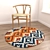 Versatile 8-Piece Rugs Set 3D model small image 3