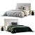 Elegant Minotti Andersen Bed No.2- Luxurious Design 3D model small image 2