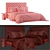 Elegant Minotti Andersen Bed No.2- Luxurious Design 3D model small image 5