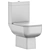RAK Series 600 Compact Toilet 3D model small image 1