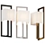 Sleek Symmetry: Linea Wall Sconce 3D model small image 1