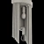 Golden Crystal Wall Sconce: Art Deco Elegance 3D model small image 3